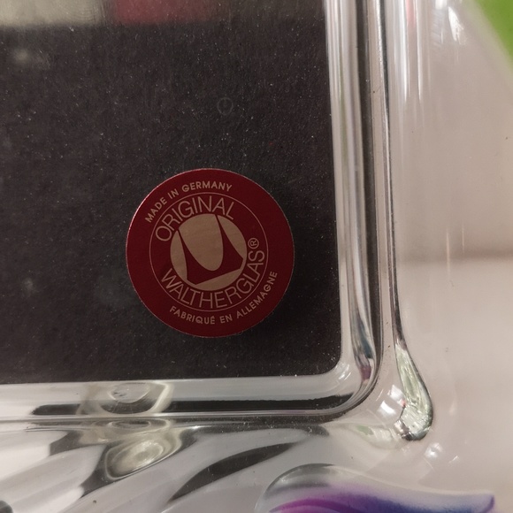 Beautiful Original Waltherglas Photo Frame with Coloured Pink Purple Tulips - Picture 5 of 8